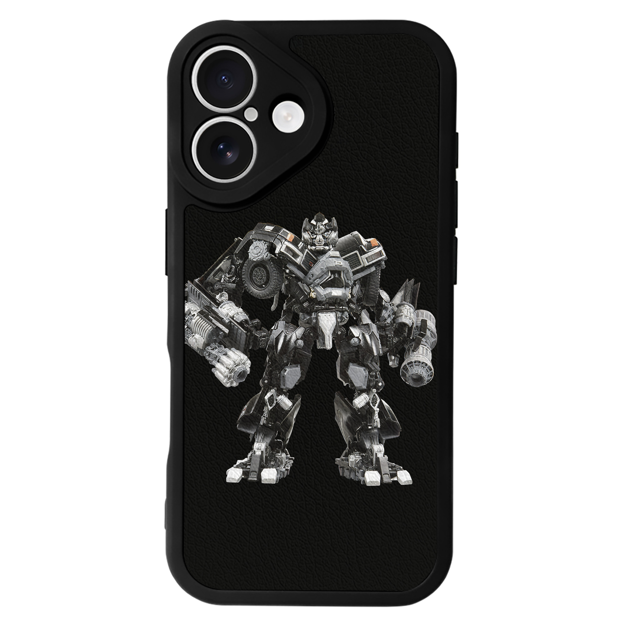 （画像用） Transformers トランスフォーマー 【iPhone 16シリーズ対応】シリコンスマホケース（レザー調） 材質：シリコン